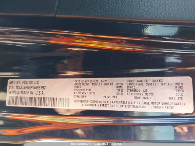 1C4JJXP60PW696192 Jeep Wrangler 4xe Sahara 4x4