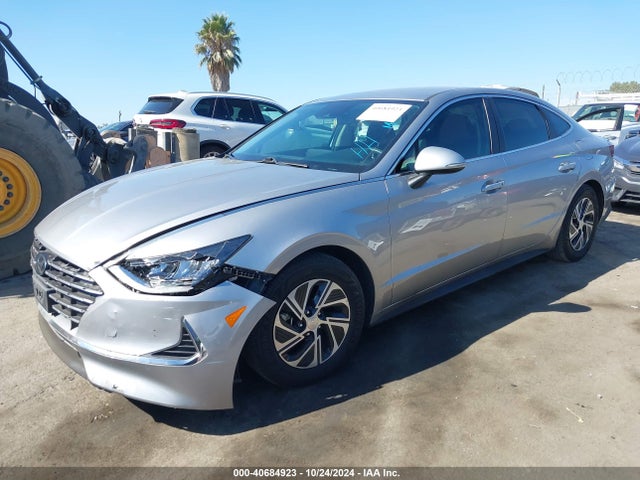 Hyundai Sonata Blue 2021 KMHL24JJ3MA028134 Image 2