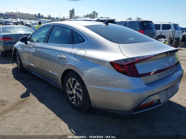 Hyundai Sonata Blue 2021 KMHL24JJ3MA028134 Image 3
