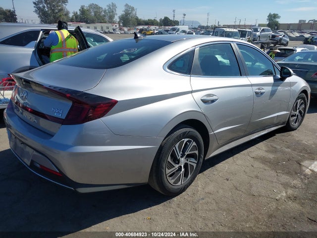 Hyundai Sonata Blue 2021 KMHL24JJ3MA028134 Image 4