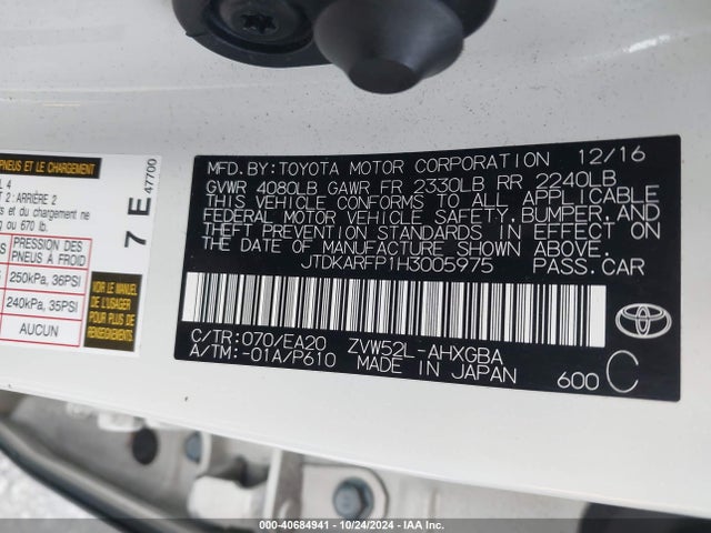 JTDKARFP1H3005975 Toyota Prius Prime Advanced