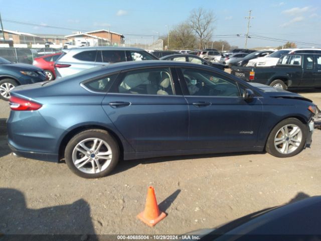 3FA6P0UU3JR271368 Ford Fusion Hybrid S