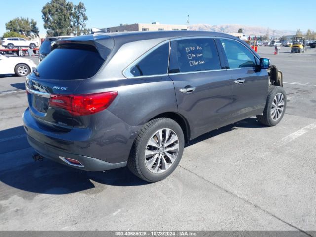 5FRYD4H42GB001487 Acura Mdx Technology   Acurawatch Plus Packages/technology Package