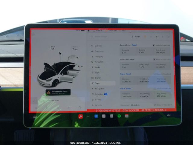 5YJ3E1EB8NF137226 Tesla Model 3 Long Range Dual Motor All-wheel Drive