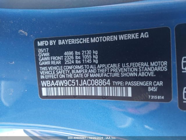 WBA4W9C51JAC08864 BMW 440i Xdrive