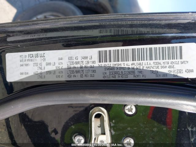 3C63RRGL9LG120295 RAM 3500