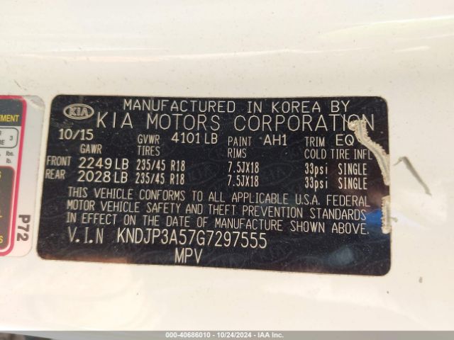 KNDJP3A57G7297555 KIA SOUL +