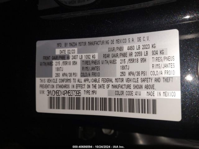 3MVDMBDY4PM537395 Mazda Cx-30 2.5 Turbo Premium