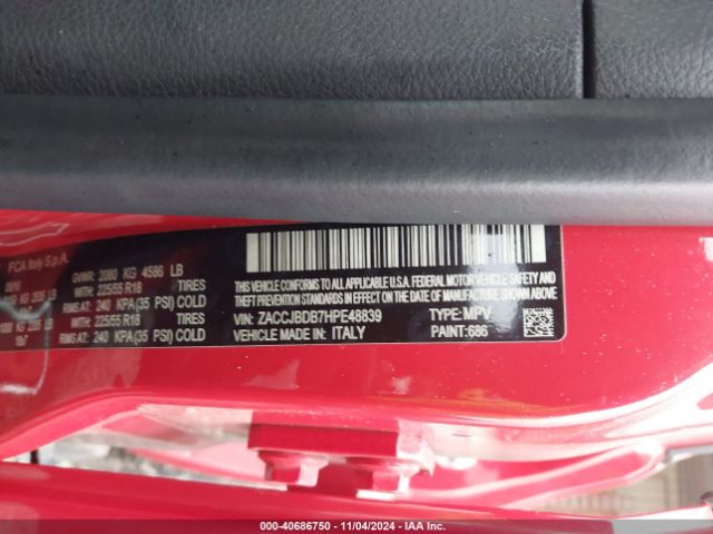 ZACCJBDB7HPE48839 Jeep Renegade Limited 4x4