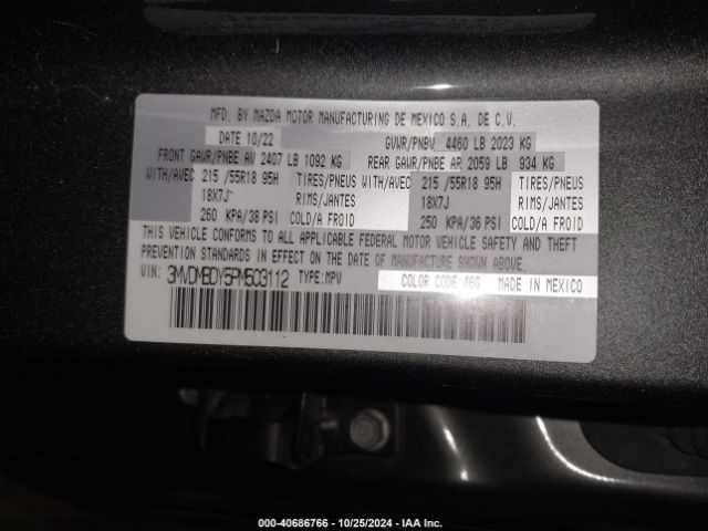 3MVDMBDY5PM503112 Mazda Cx-30 2.5 Turbo Premium