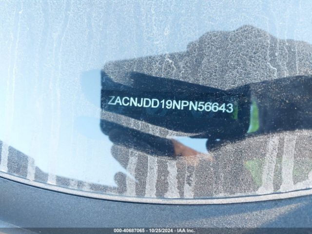 ZACNJDD19NPN56643 Jeep Renegade Limited 4x4