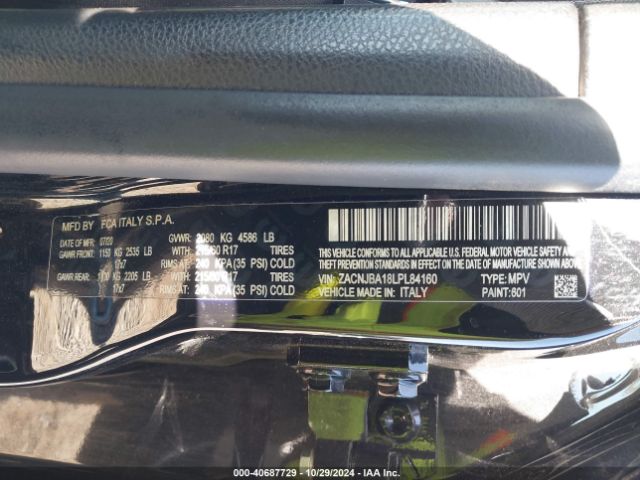 ZACNJBA18LPL84160 Jeep Renegade Sport 4x4