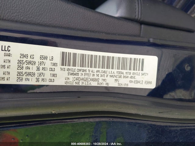 Dodge Durango Sxt 2014 1C4RDHAG2EC446002 Image 9