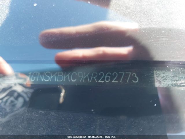 1GNSKBKC9KR262773 Chevrolet Tahoe Lt