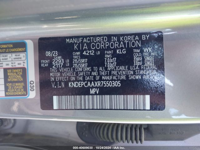 KNDEPCAAXR7550305 KIA Seltos Lx
