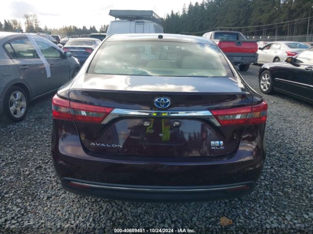 4T1BD1EB3GU049107 Toyota Avalon Hybrid Xle Premium