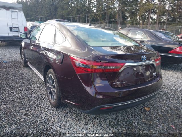 4T1BD1EB3GU049107 Toyota Avalon Hybrid Xle Premium
