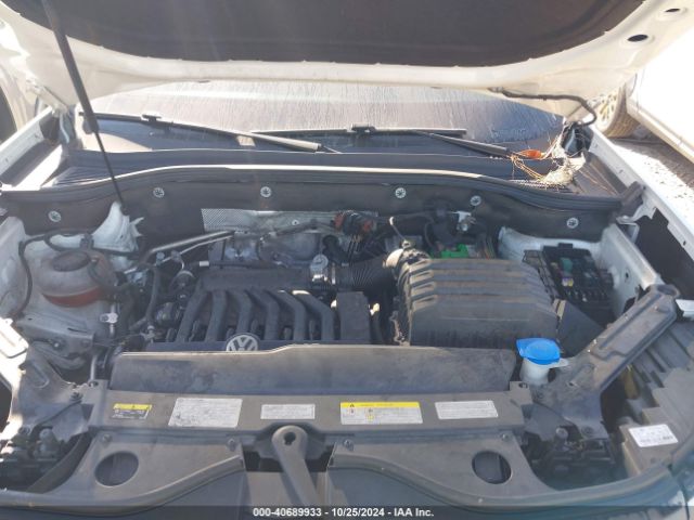 1V2TR2CA0MC533522 Volkswagen Atlas 3.6l V6 Sel Premium