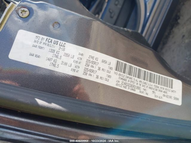 2C4RDGEG8GR318961 Dodge Grand Caravan R/t