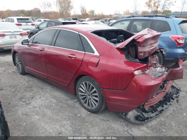3LN6L5B93JR609722 Lincoln Mkz Premiere
