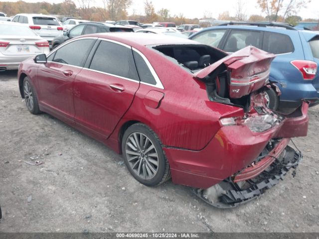 3LN6L5B93JR609722 Lincoln Mkz Premiere