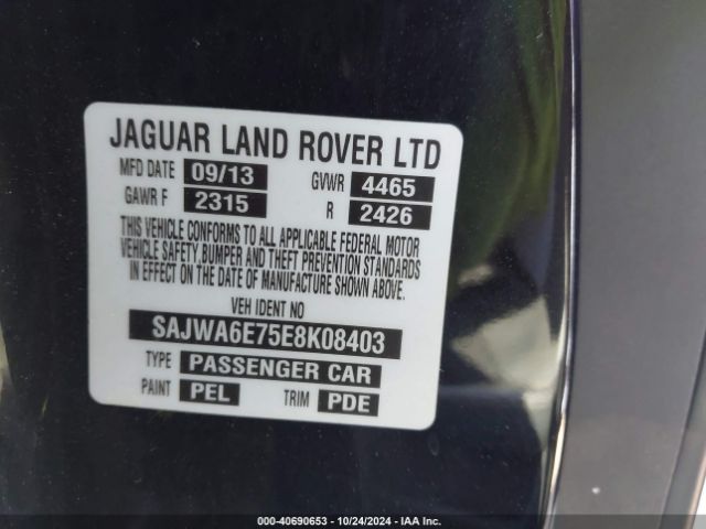 SAJWA6E75E8K08403 Jaguar F-Type