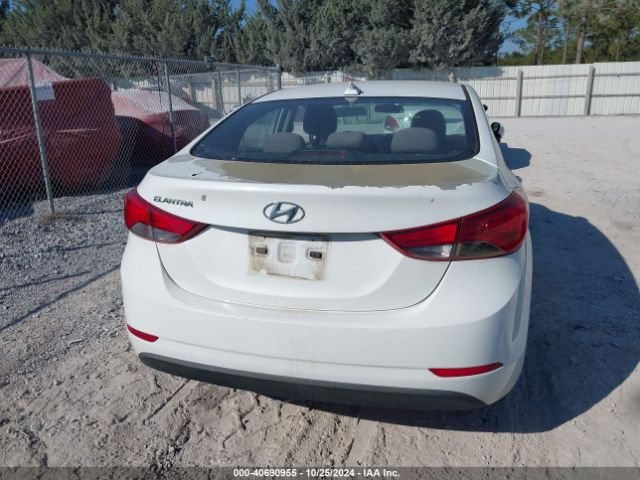 5NPDH4AE1GH714325 Hyundai ELANTRA SE
