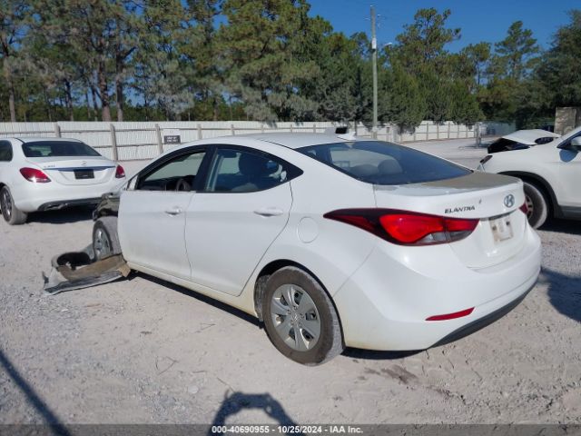 5NPDH4AE1GH714325 Hyundai ELANTRA SE
