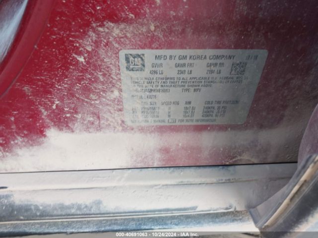 KL4CJASB9KB816883 Buick Encore Fwd Preferred