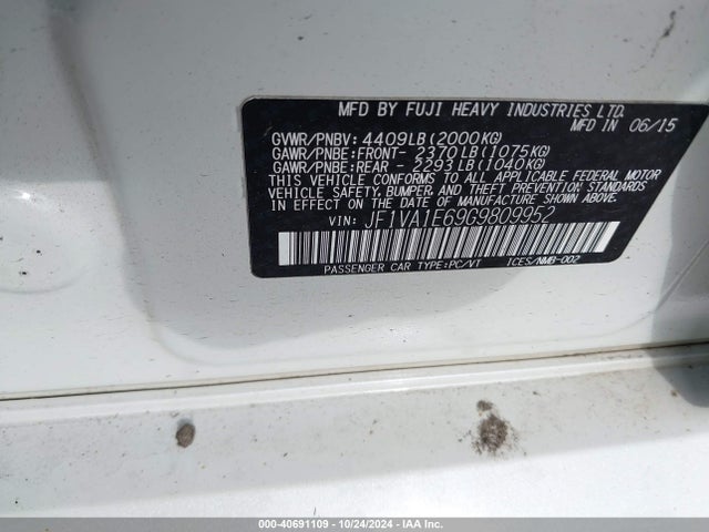 JF1VA1E69G9809952 Subaru Wrx Premium