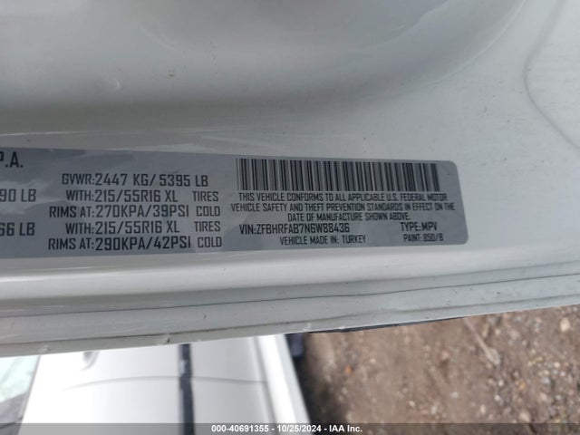 RAM Promaster City Wagon 2022 ZFBHRFAB7N6W88436 Image 9
