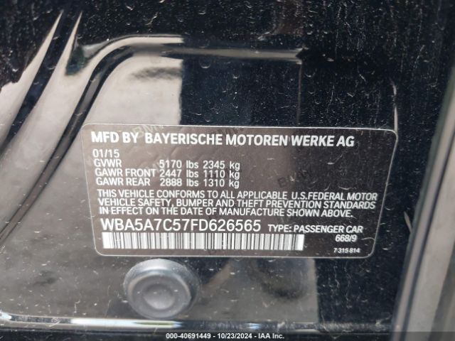 WBA5A7C57FD626565 BMW 528i Xdrive