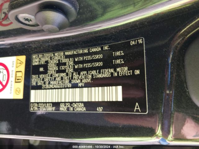 2T2BZMCA6GC031789 Lexus RX 350