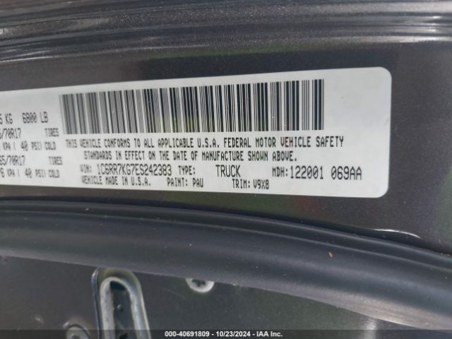 1C6RR7KG7ES242383 RAM 1500 Tradesman