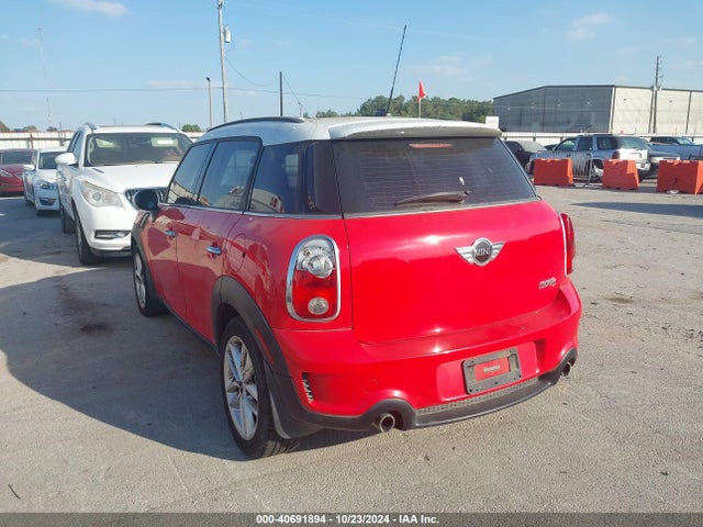 2011 MINI COOPER S COUNTRYMAN WMWZC5C58BWL53974 Photo 2