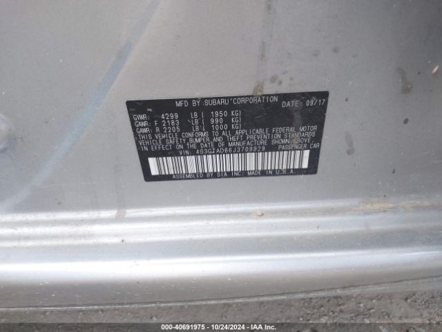4S3GTAD66J3709929 Subaru Impreza 2.0i Premium