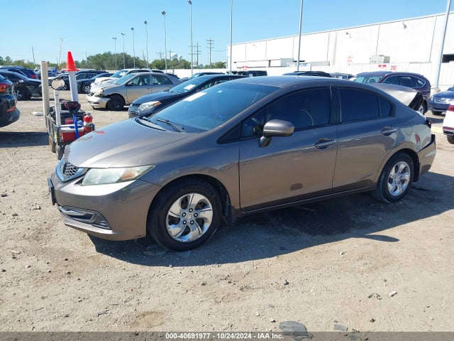 Honda Civic Lx 2014 2HGFB2F59EH539112 Image 2