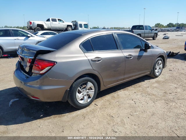 Honda Civic Lx 2014 2HGFB2F59EH539112 Image 4