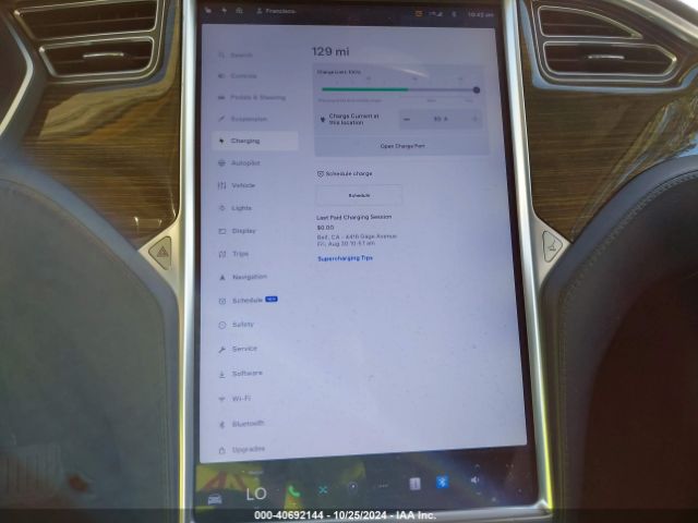 5YJSA1H16EFP63657 Tesla Model S P85