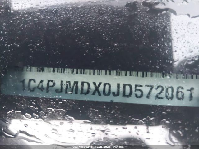 1C4PJMDX0JD572061 Jeep Cherokee Limited 4x4