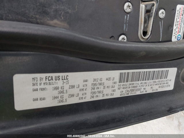 1C4NJPBB8FD326057 Jeep Patriot Sport