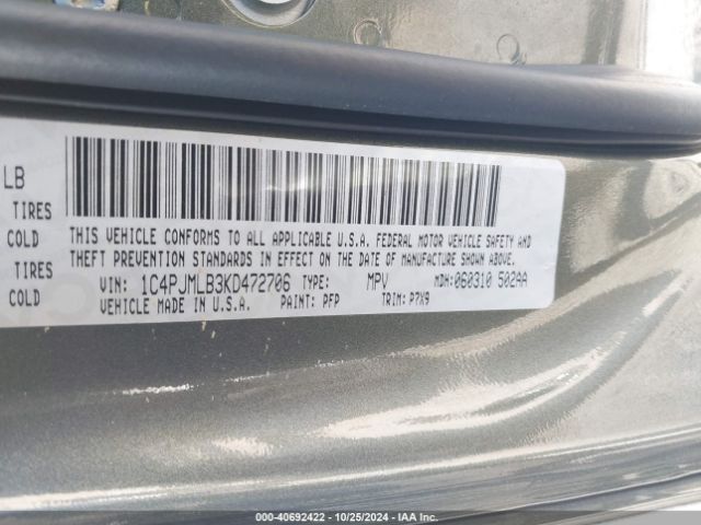1C4PJMLB3KD472706 Jeep Cherokee Latitude Plus 4x4