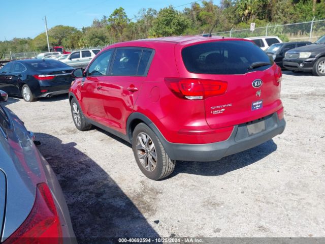 KNDPB3AC9F7679558 KIA Sportage Lx