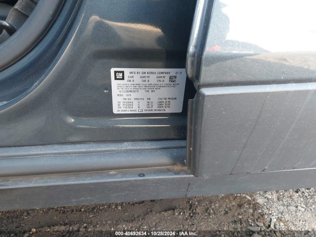Chevrolet Trax Fwd Lt 2021 KL7CJLSB2MB350778 Image 9