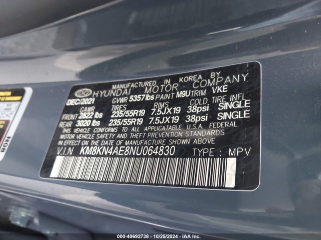 Hyundai Ioniq 5 Sel 2022 KM8KN4AE8NU064830 Image 9