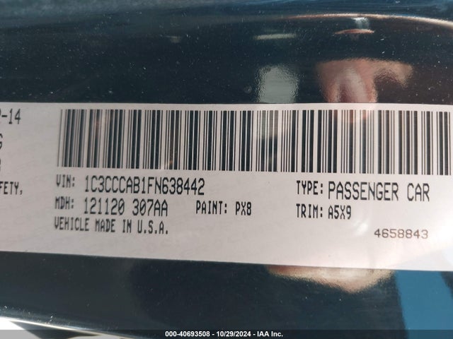 Chrysler 200 Limited 2015 1C3CCCAB1FN638442 Image 9