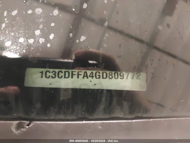 1C3CDFFA4GD809772 Dodge Dart Sxt Sport
