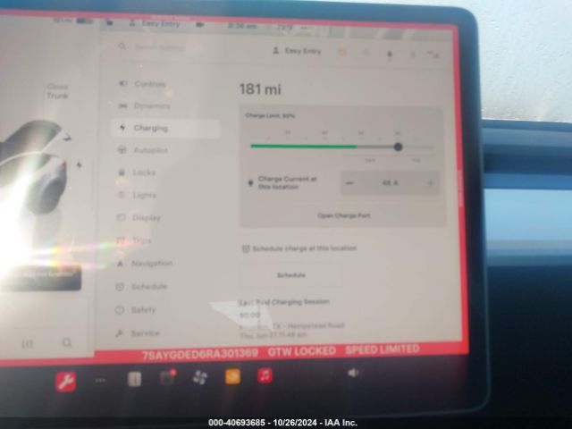 7SAYGDED6RA301369 Tesla Model Y