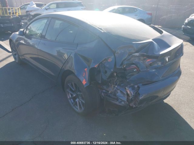 2022 TESLA MODEL 3 5YJ3E1EA0NF147742 Photo 2