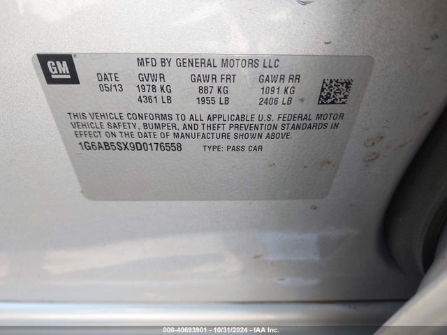 2013 CADILLAC ATS 1G6AB5SX9D0176558 Photo 8